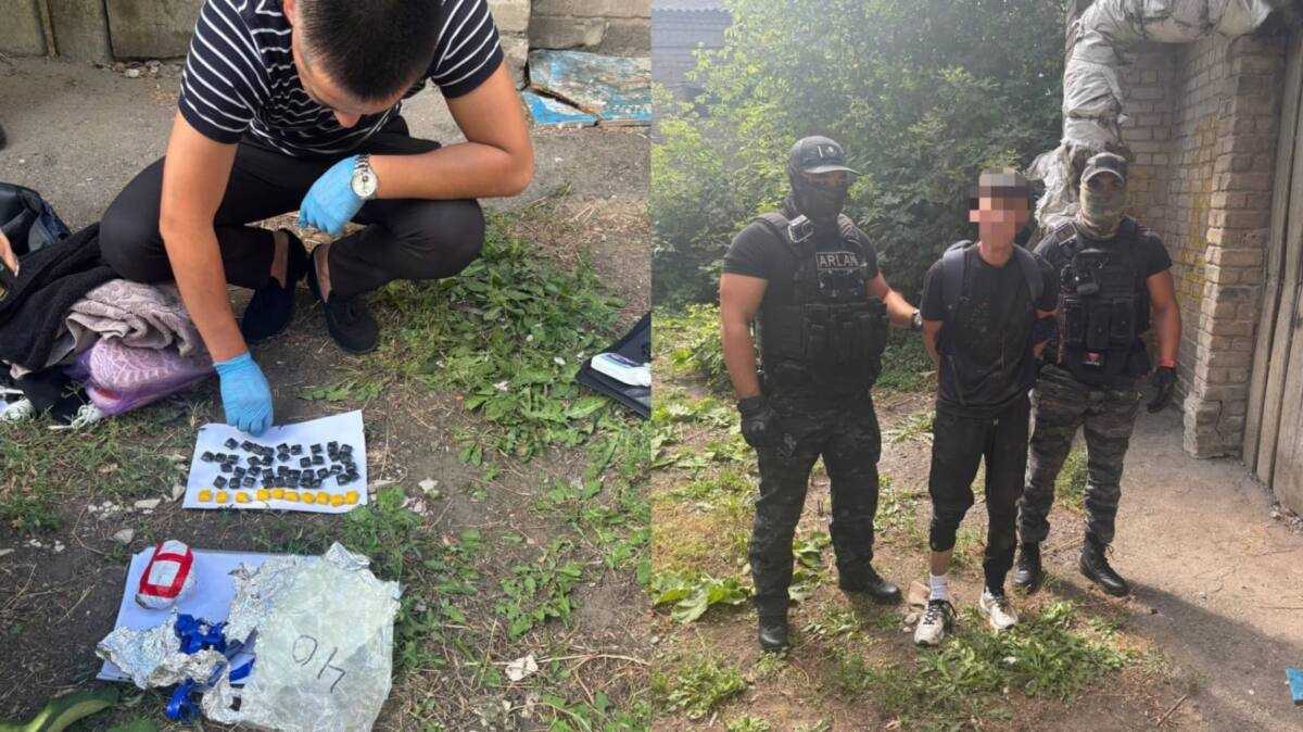 Три «бомбы» в рюкзаке: подозреваемого в сбыте наркотиков задержали в СКО