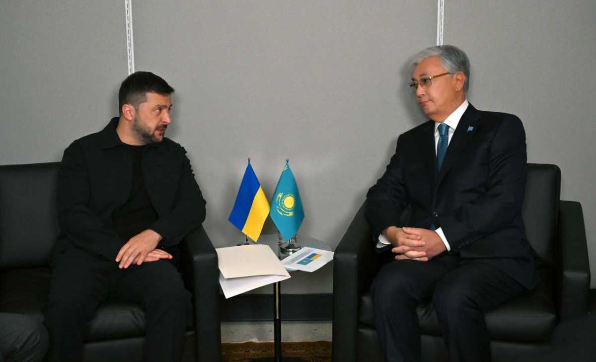 Токаев направил телеграмму Зеленскому