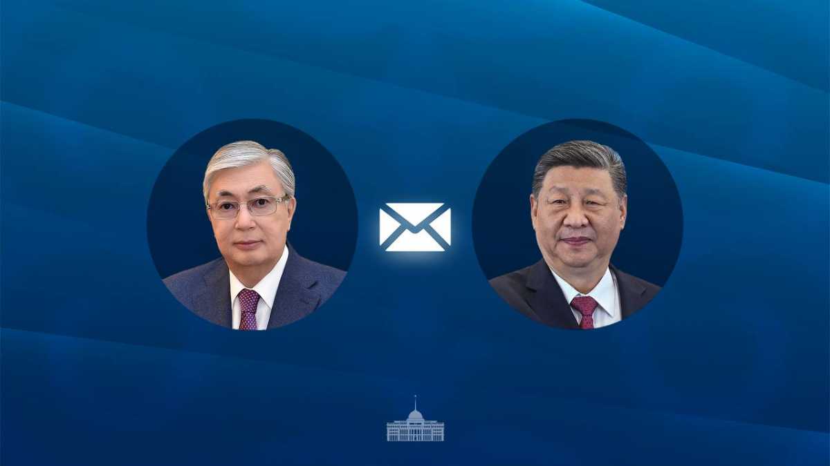 Токаев выразил соболезнования Си Цзиньпину в связи с трагическими последствиями схода селей в Китае