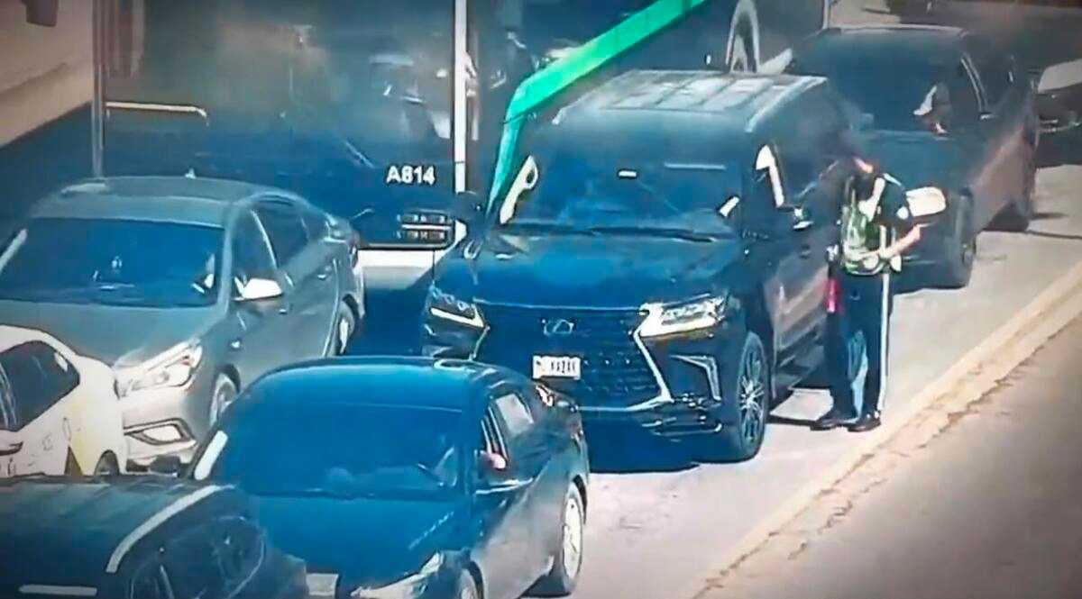 Lexus с номером «KAZAK» остановили в Астане: водителя привлекли к ответственности
