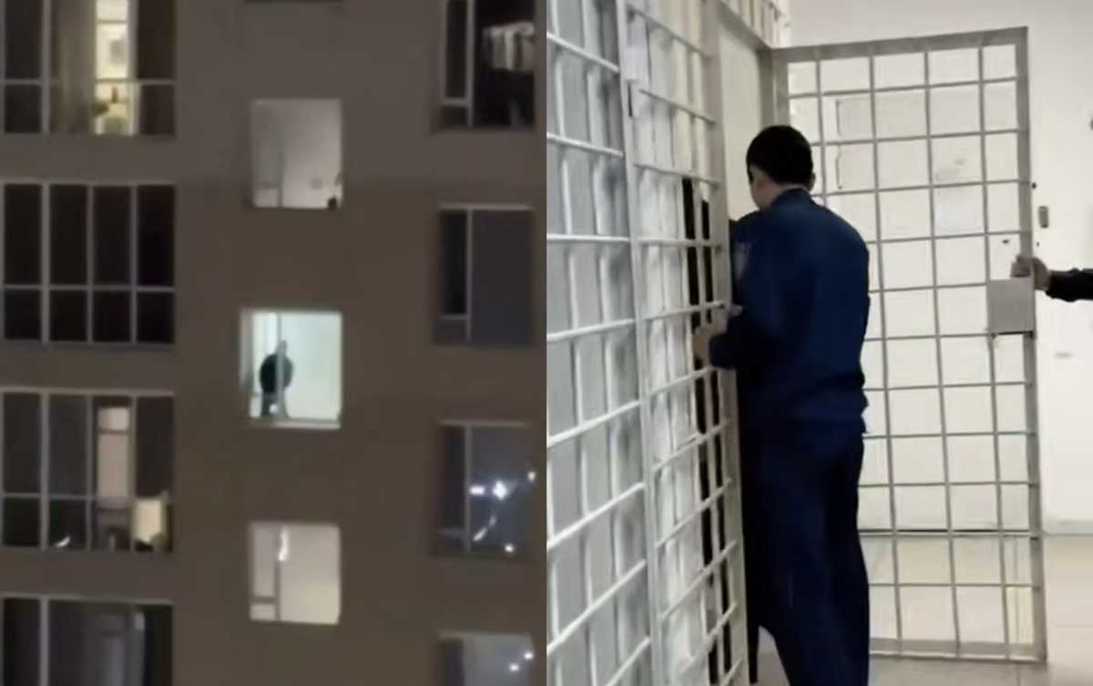 Мужчину, справившего нужду из окна подъезда, арестовали в Астане