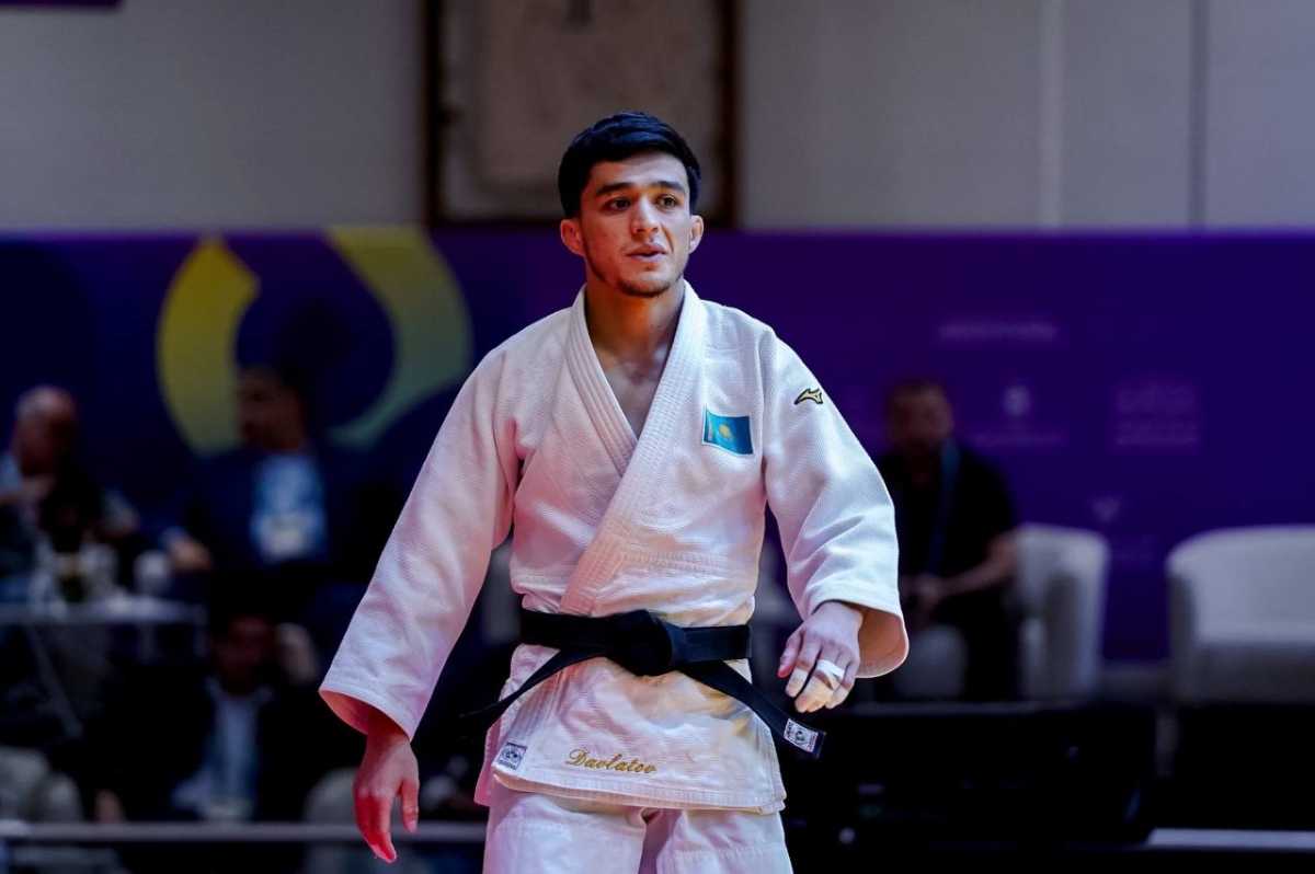 Казахстанский дзюдоист Шерзод Давлатов победил олимпийского чемпиона и вышел в полуфинал Grand Slam