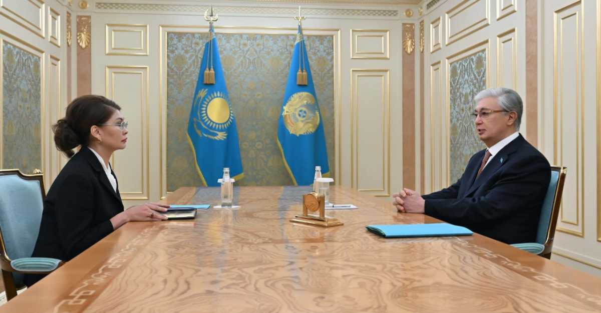 Касым-Жомарт Токаев поставил ряд задач перед Аидой Балаевой