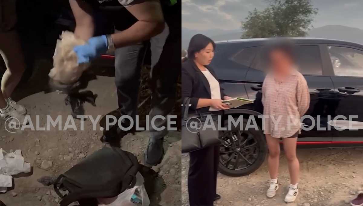 Тайник под пассажирским сиденьем: в Алматы задержали подозреваемую в перевозке наркотиков