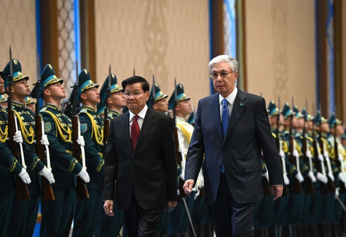 Президент Лаоса прибыл в Казахстан с официальным визитом
