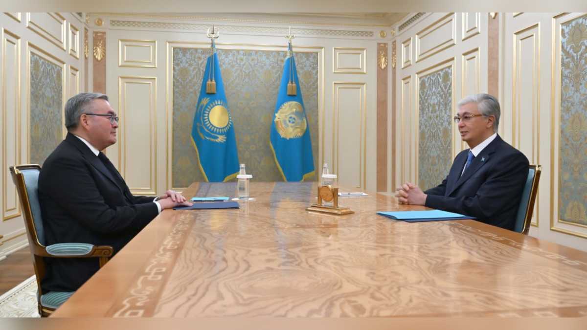 Токаев принял нового главу МИД Казахстана