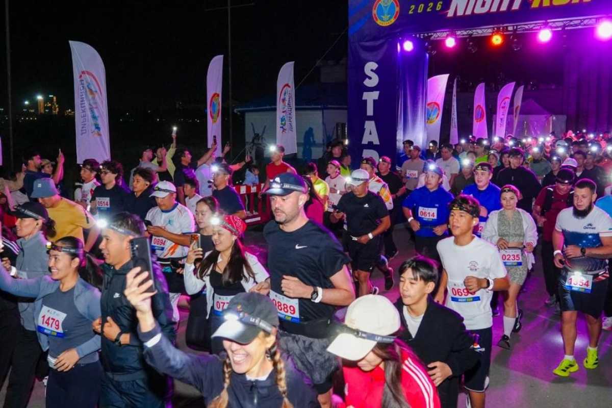 Night Run: тысячи людей приняли участие в ночном забеге в Астане
