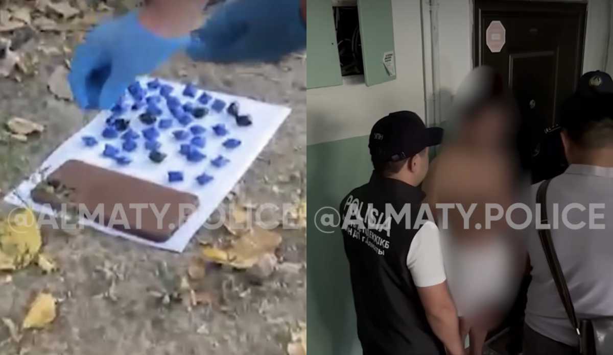 Десятки свёртков с веществами: двух мужчин задержали в Алматы