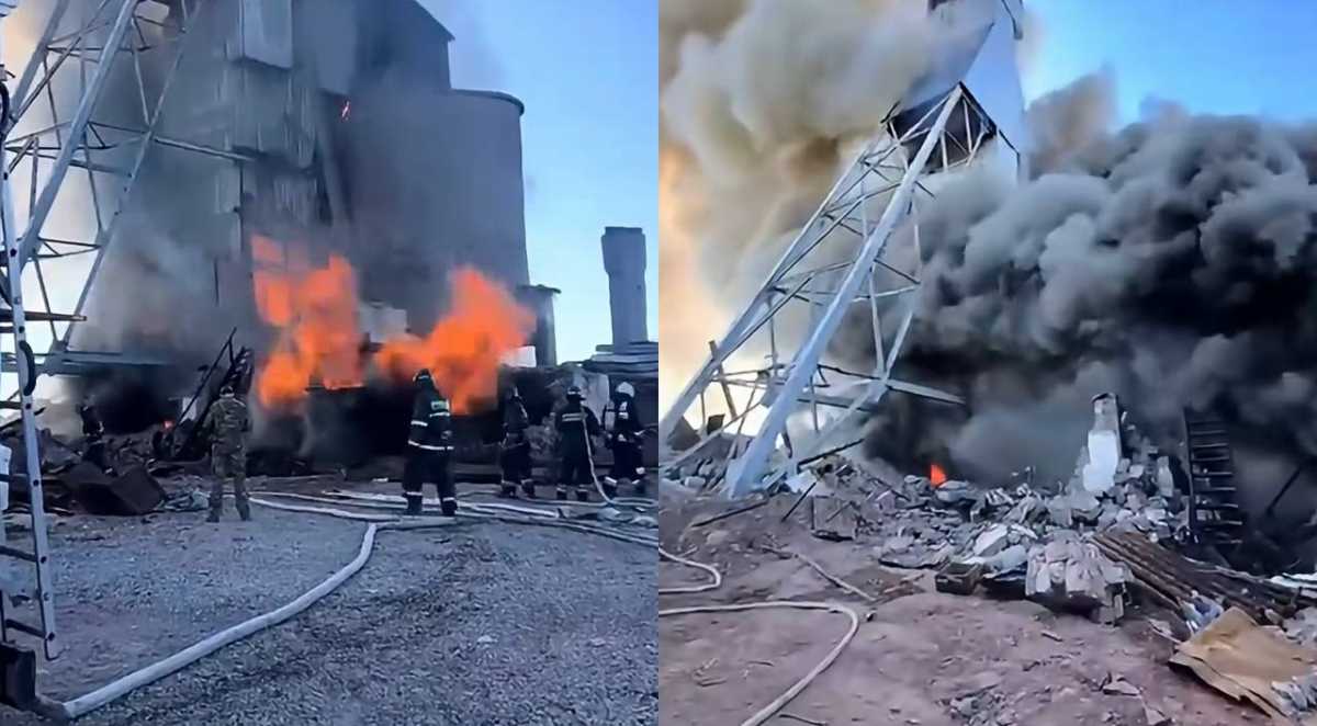 Пожар вспыхнул в шахте в Улытауской области
