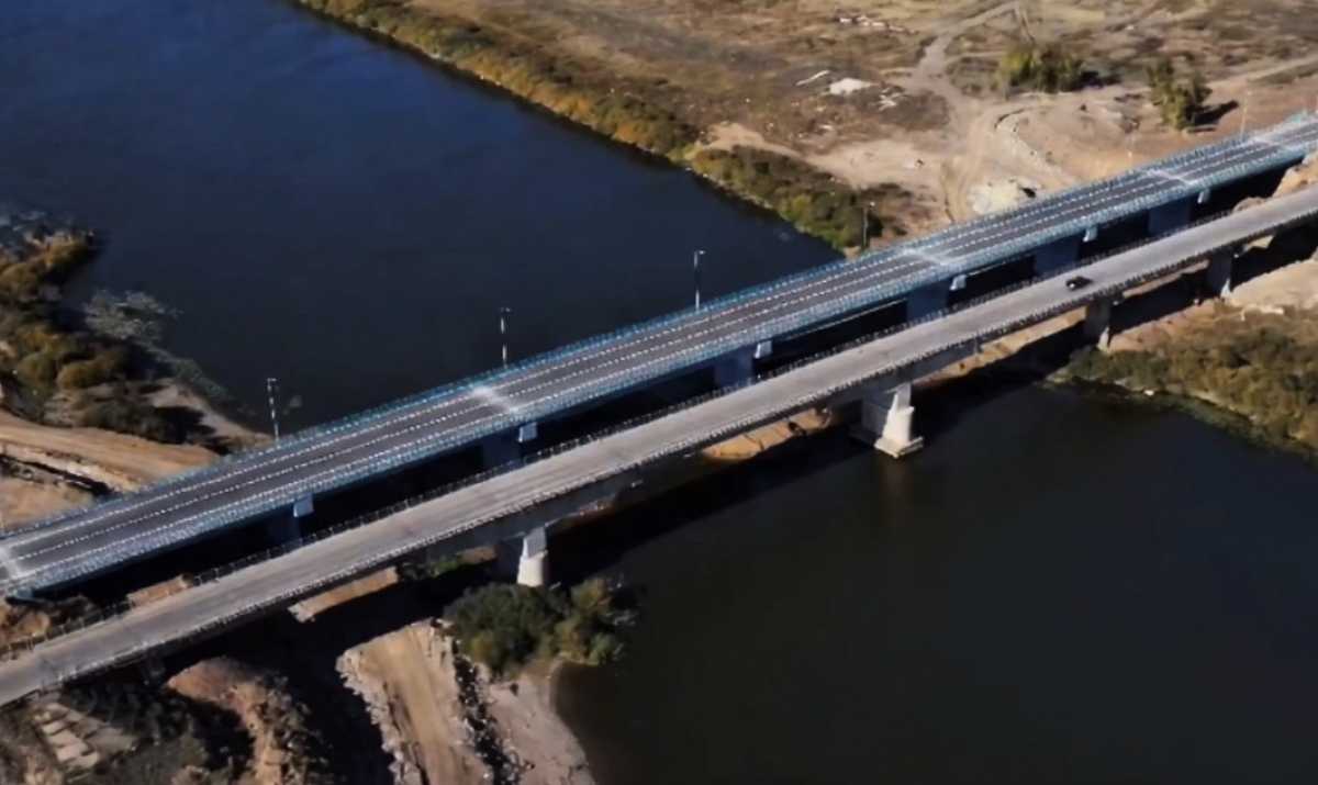 Новый мост через Ишим построили в Акмолинской области