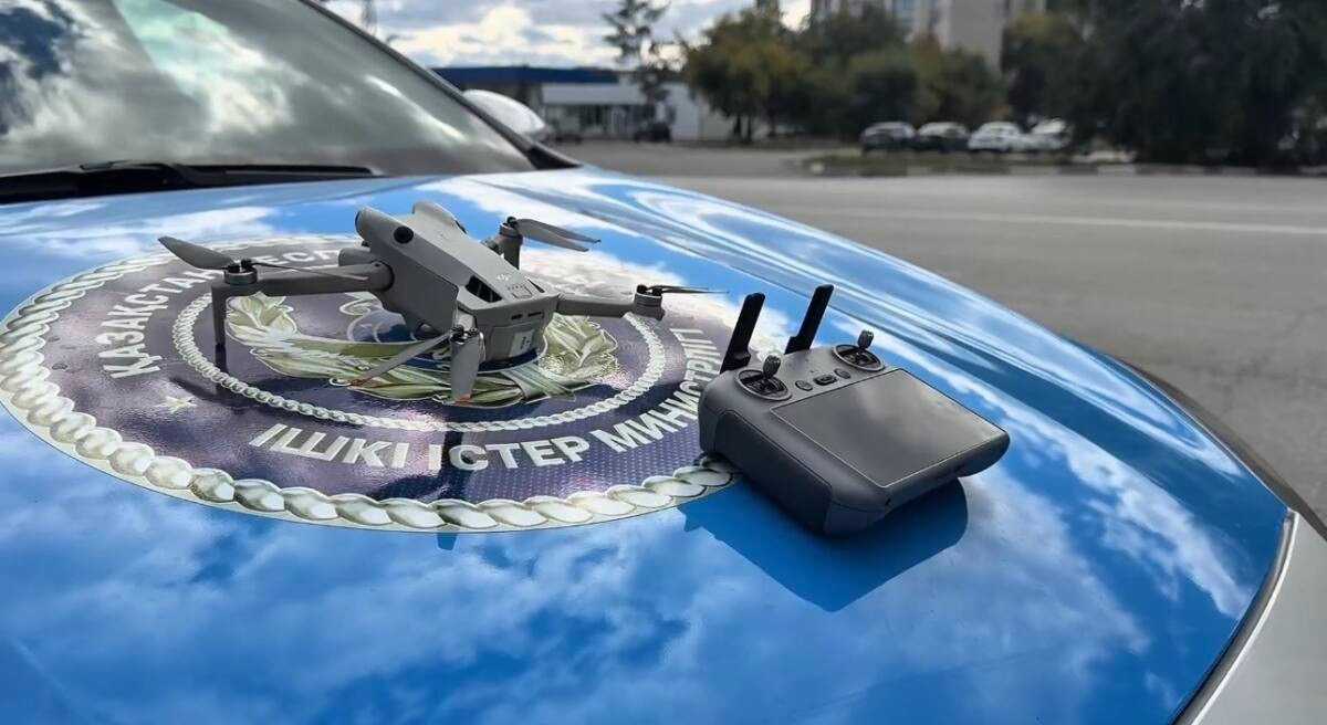Более 50 нарушений ПДД выявили с помощью дрона в Костанайской области
