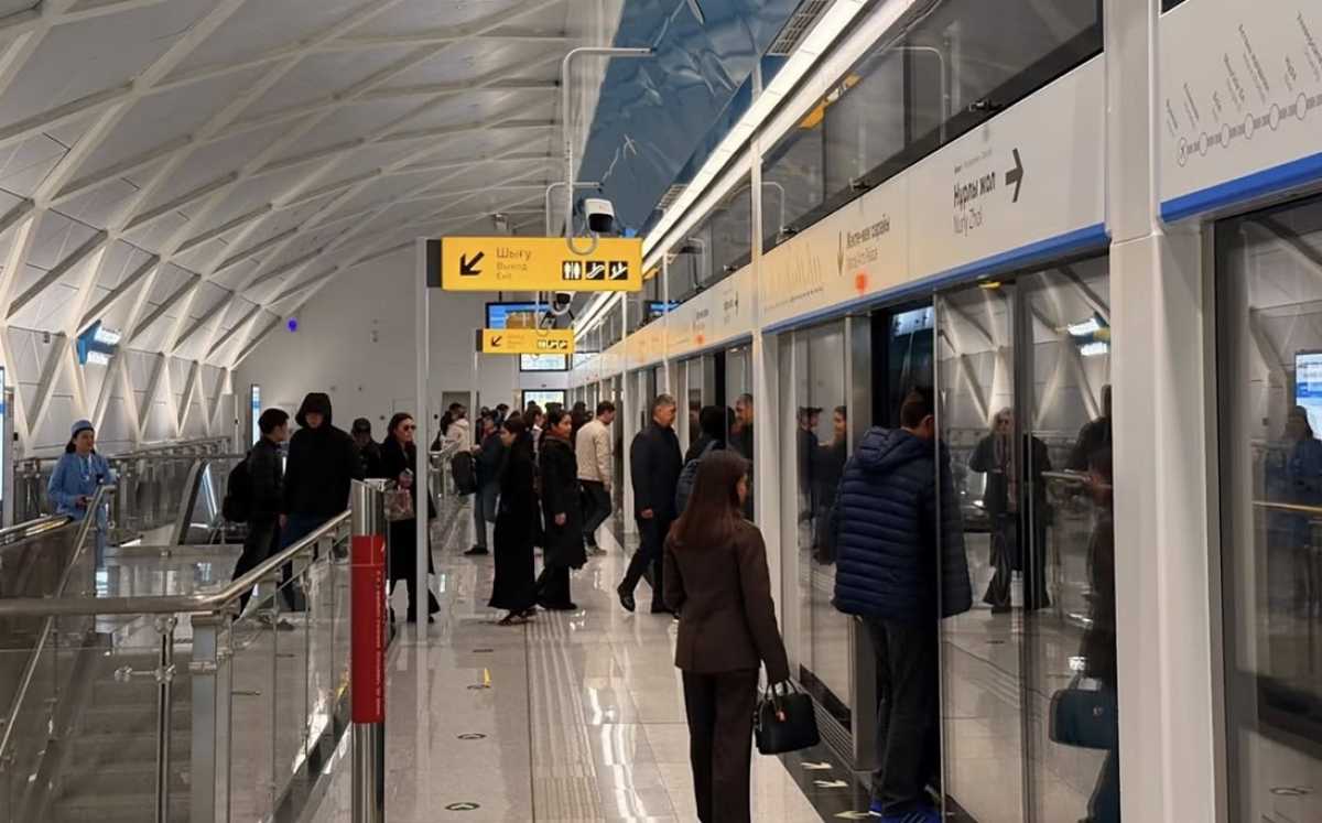 Названы самые популярные станции LRT в Астане