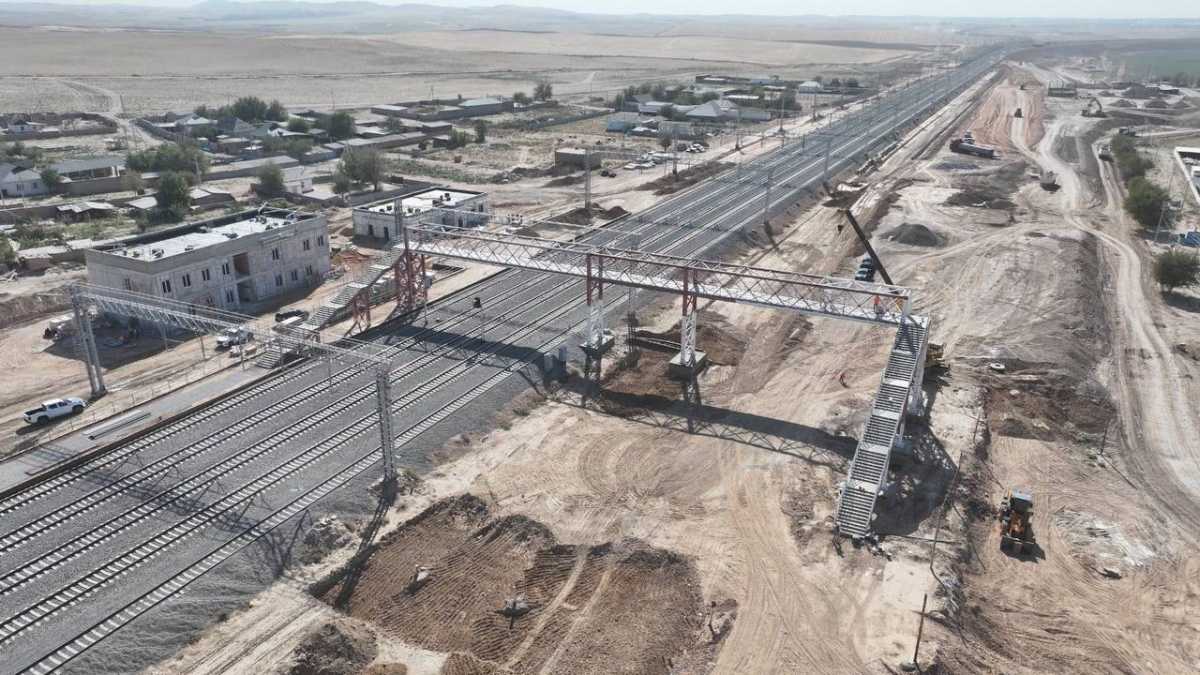 Железнодорожную линию Дарбаза–Мактаарал планируют открыть до конца года