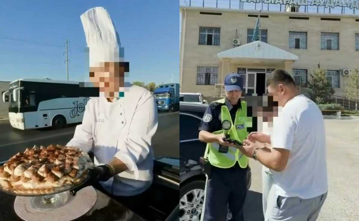 Готовила торт из люка движущейся машины: супругов наказали в Туркестанской области