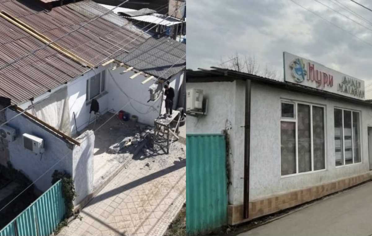 Незаконный магазин снесли в Алматы
