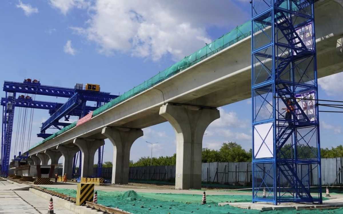 Строительство второй ветки LRT: несколько участков дорог перекроют в Астане