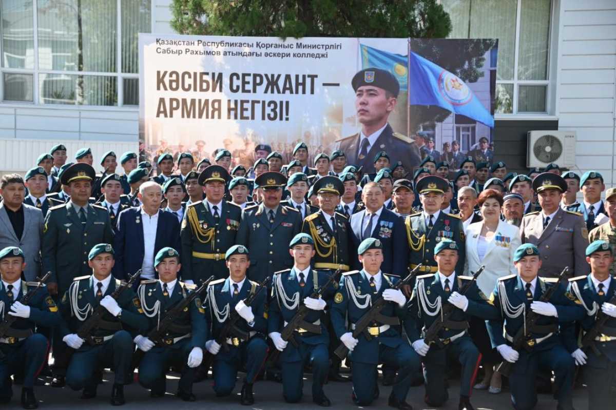Исторический день: в военном колледже Шымкента состоялась первая церемония принятия присяги