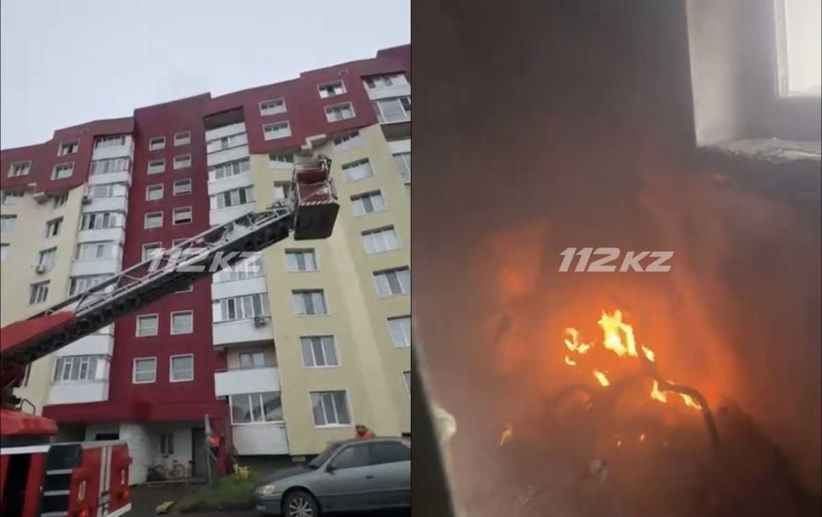 Восемь детей спасли при пожаре в многоэтажке в Усть-Каменогорске