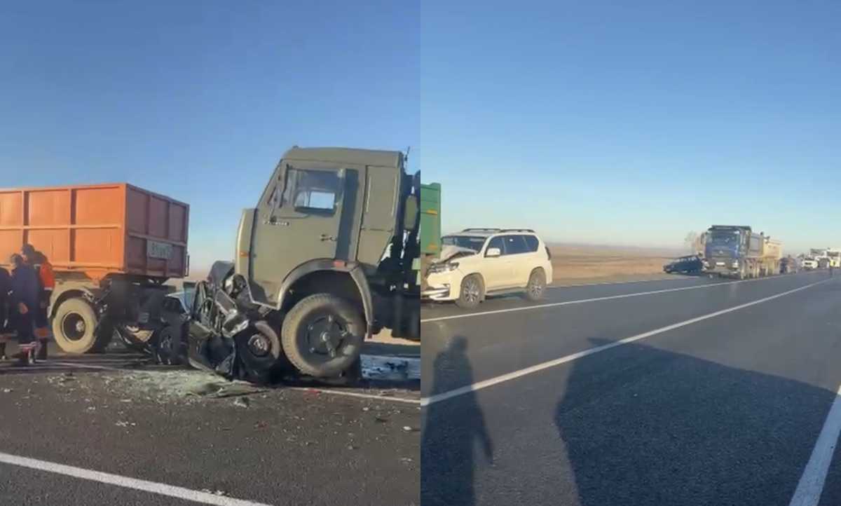 Три человека погибли в жутком ДТП на трассе в СКО