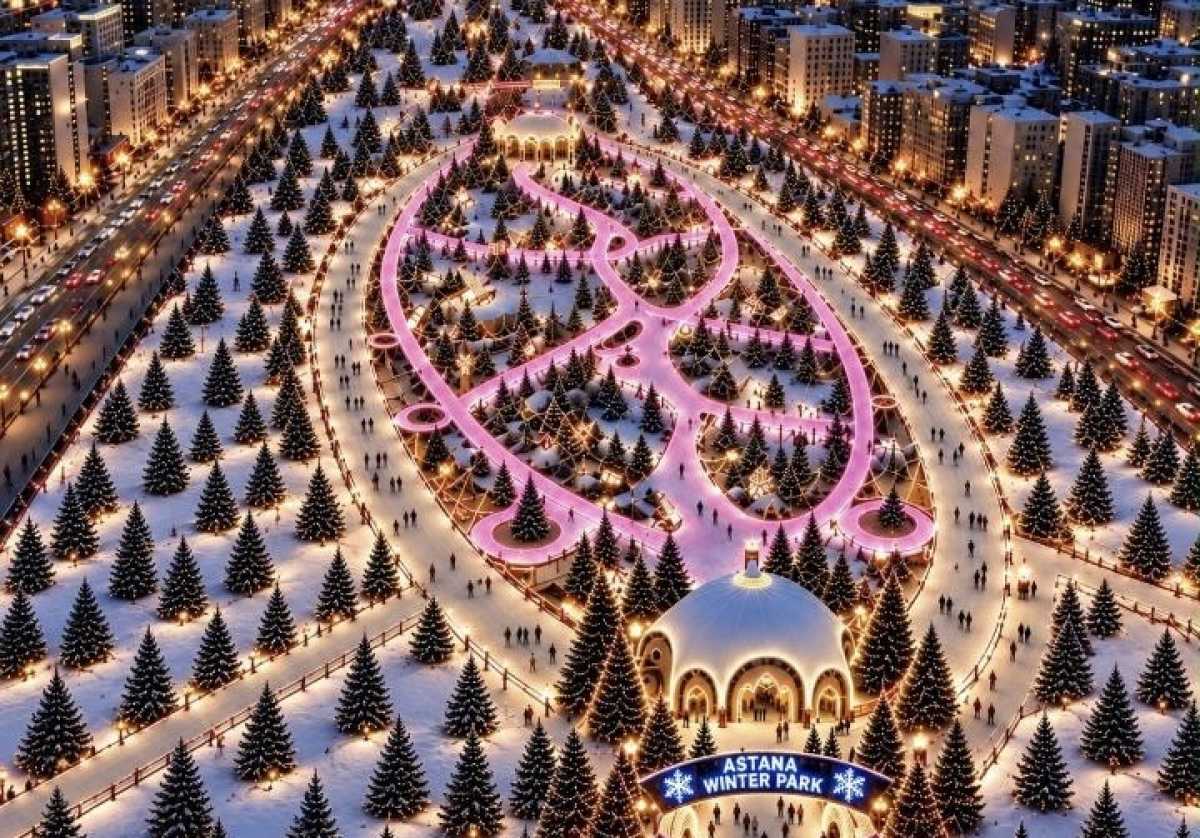 Каток протяженностью 1,4 км откроют в Астане