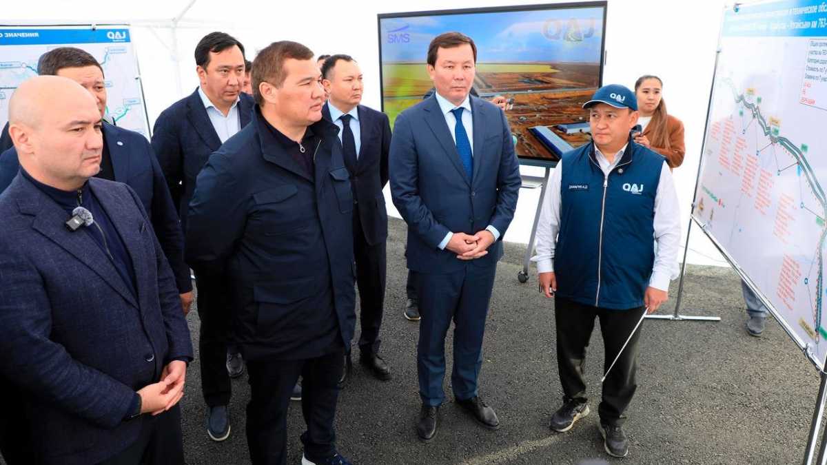 Новый участок международного коридора «Западная Европа – Западный Китай» открыли в Казахстане