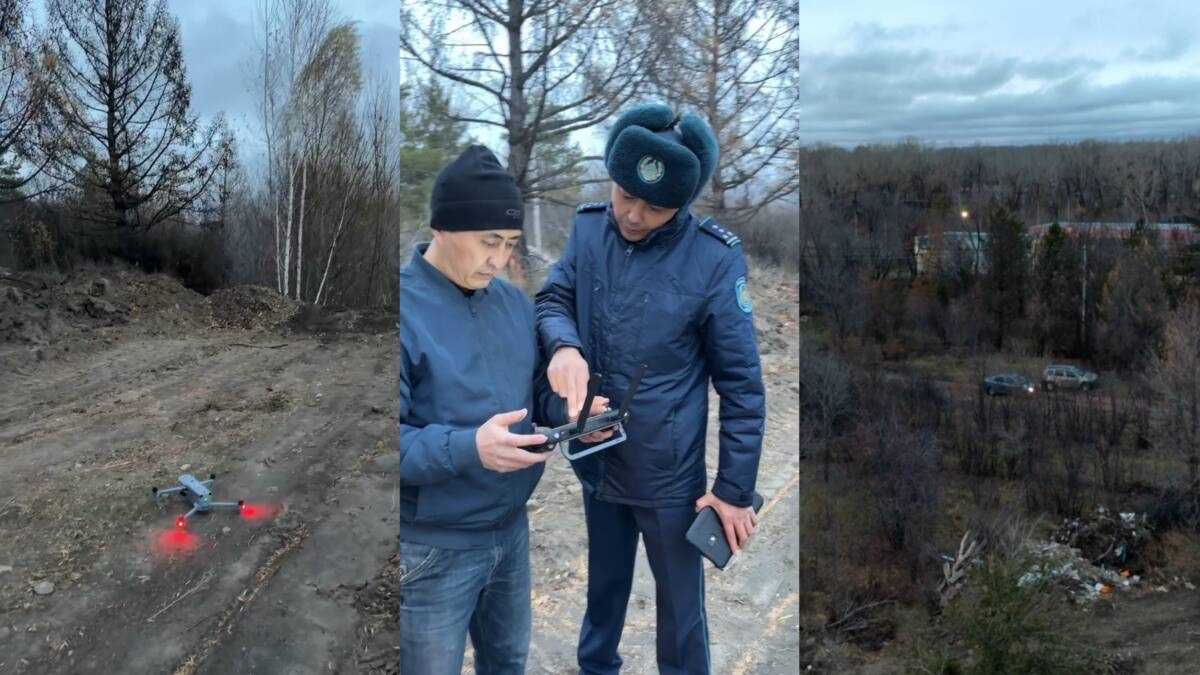 Дроны помогают выявлять стихийные свалки в ВКО