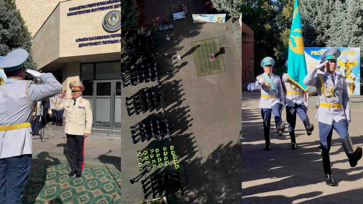 Новое поколение на страже закона: молодые полицейские приняли присягу в Алматы